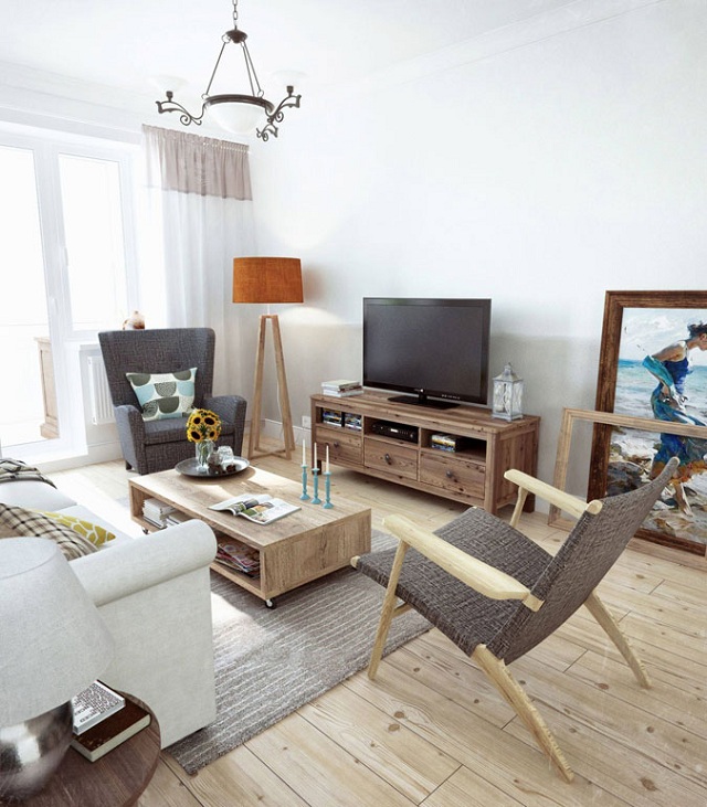 Decoração rústica e aconchegante reciclar e decorar blog de ... Living moderno y rustico