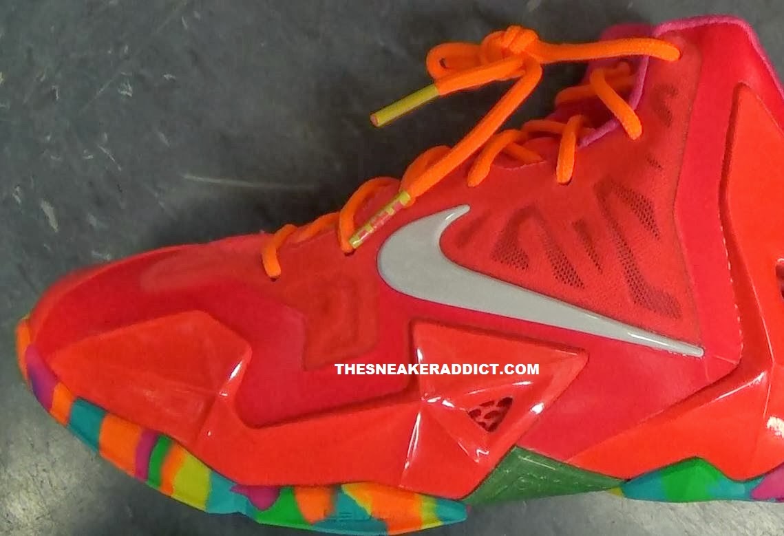 THE SNEAKER ADDICT Nike Lebron 11 XI "Fruity Pebbles" Sneaker