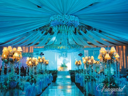 Vineyard event & floral decoration surabaya: Under the sea themed wedding