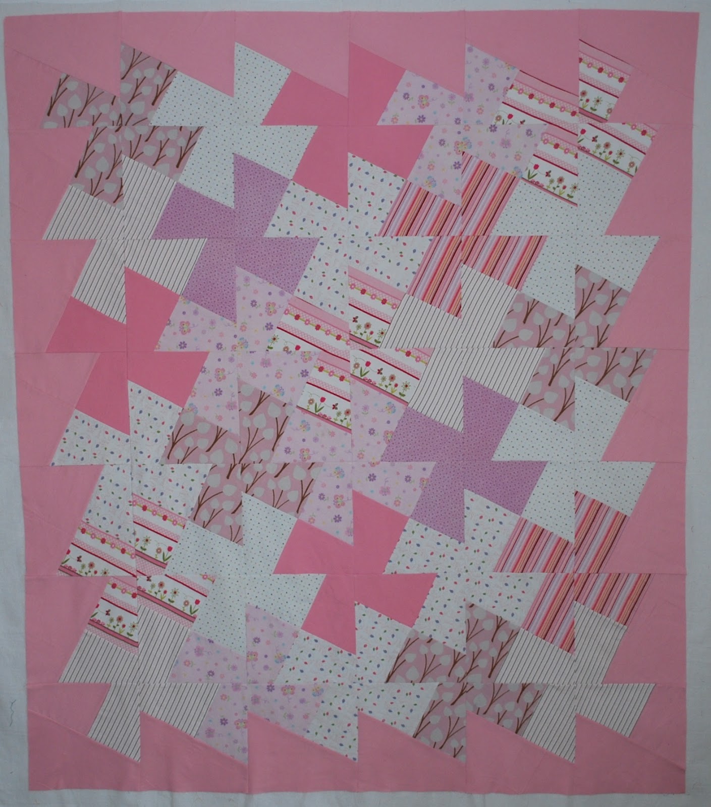 Double Nickel Quilts Big Twister quilt