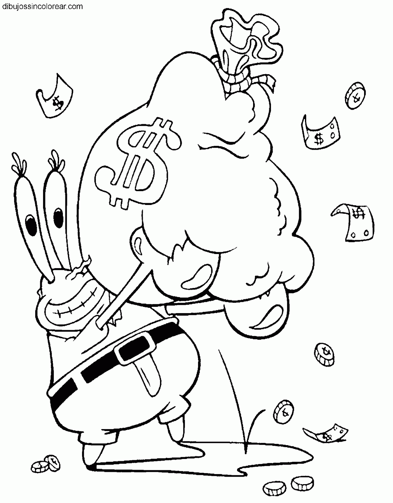 Money Coloring Pages Money Coloring Pages