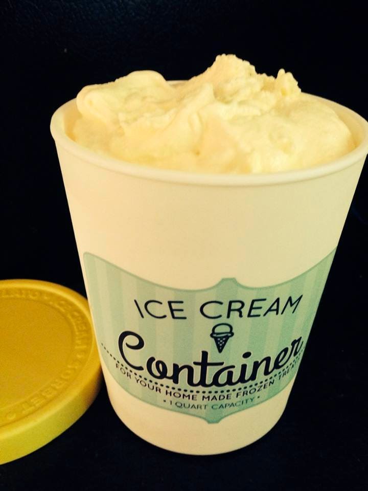 Adirondack Baker I made lemon ice cream!