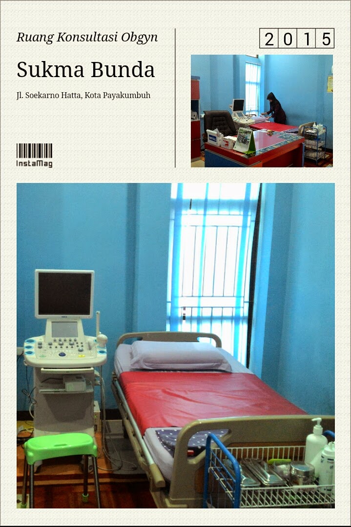 Ruang Konsultasi obgyn RSIA Sukma Bunda payakumbuh