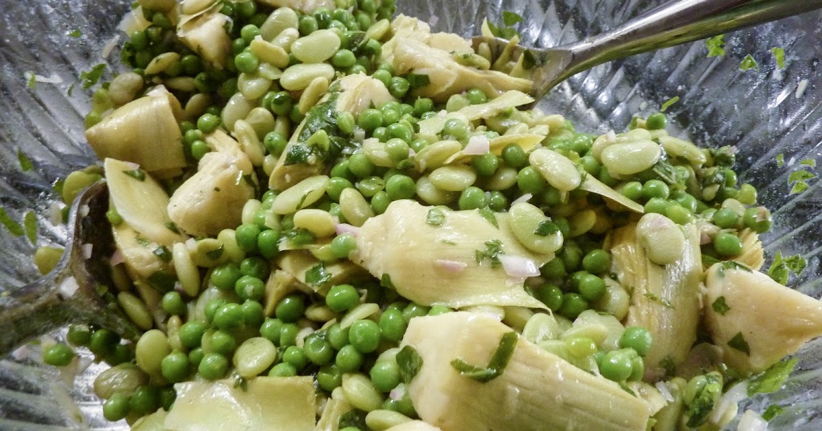 FEAST EVERYDAY Artichoke, Lima Bean and Pea Salad
