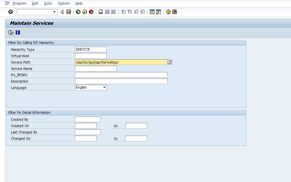 HOW TO SAP Activate ITS for web browser access