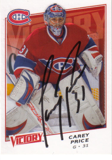 Carey Price Autograph