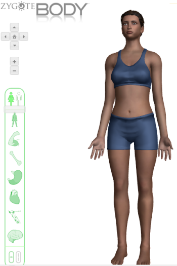 Zygote Body looks almost the same still requires a browser that supports 