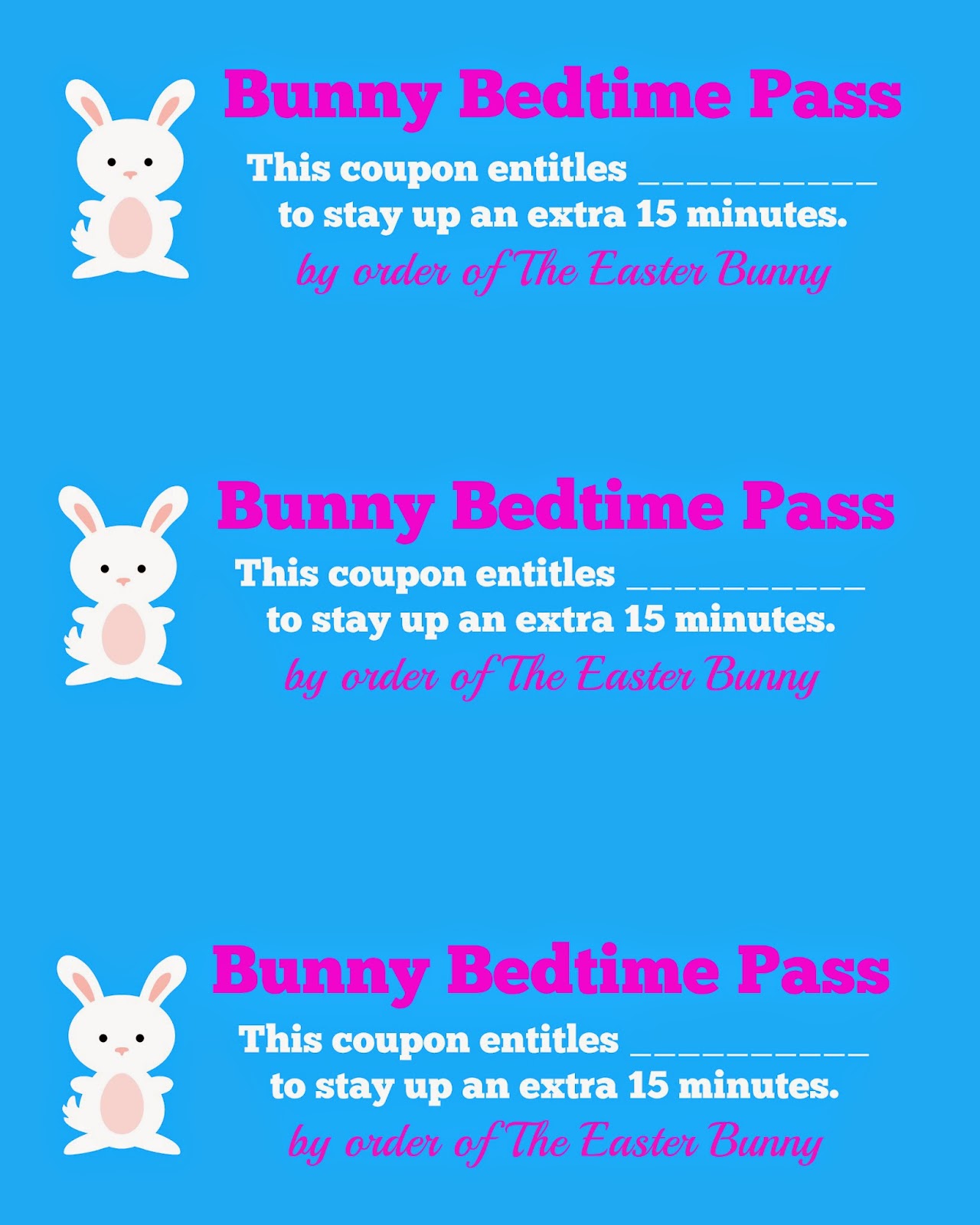 East Coast Mommy Easter Bunny Coupons {free printable}