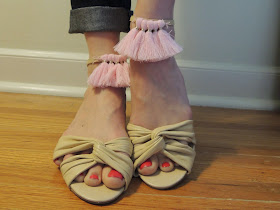 DIY Tassel Sandals