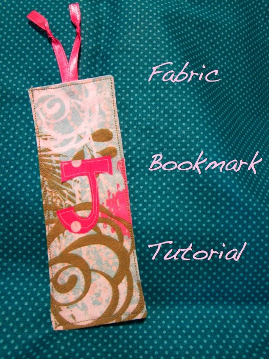 Jaidyn's Secret Garden Fabric Bookmark Tutorial