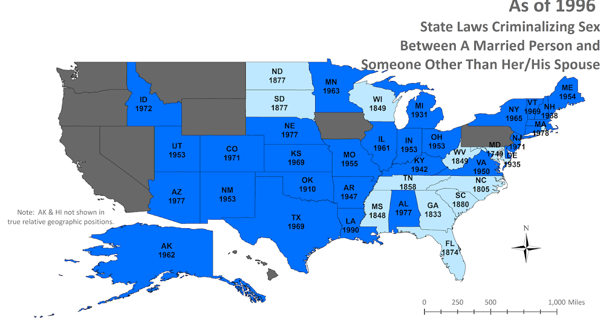 Middling America Adultery Laws When Enacted