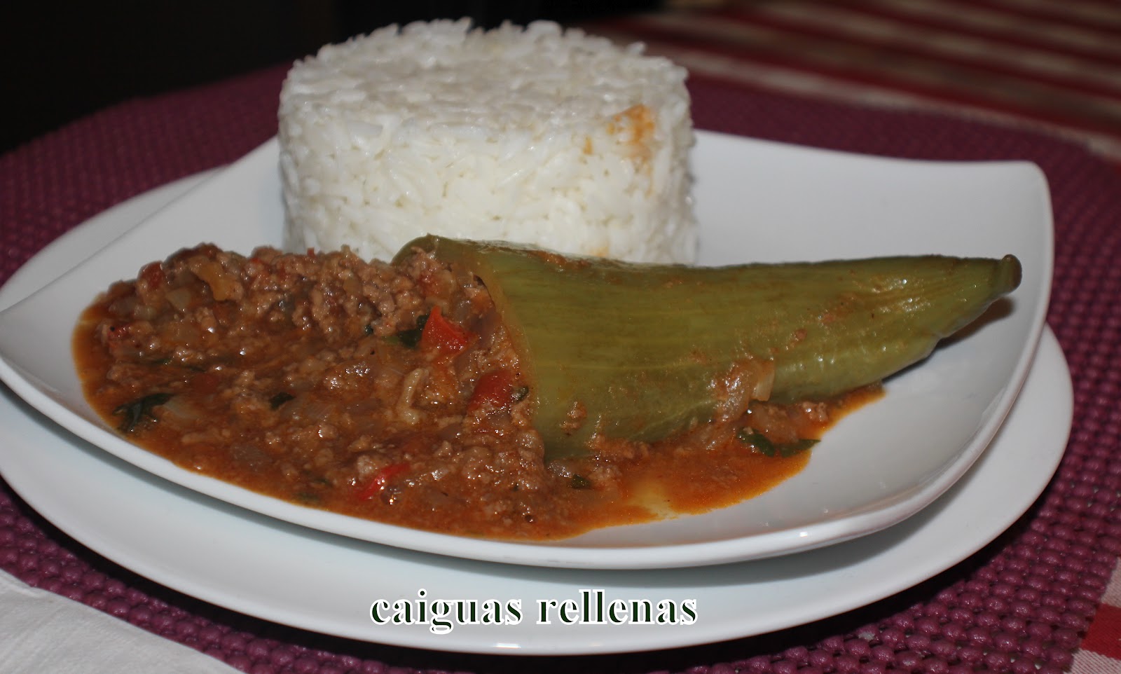 caigua rellena