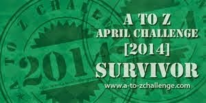 A to Z Challenge survivor
