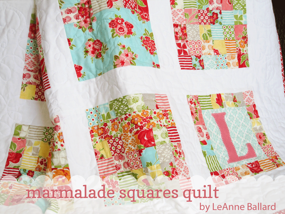 Everyday Celebrations Tutorial Marmalade Squares Quilt