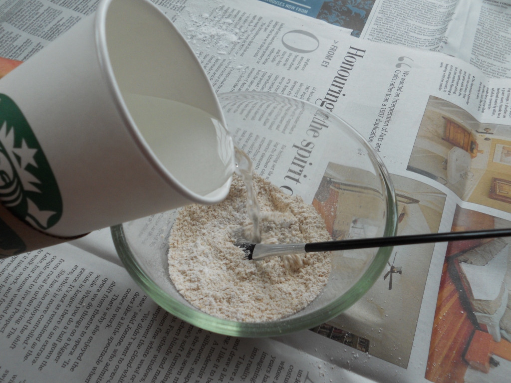 Snacking Squirrel Paper Mache Spider