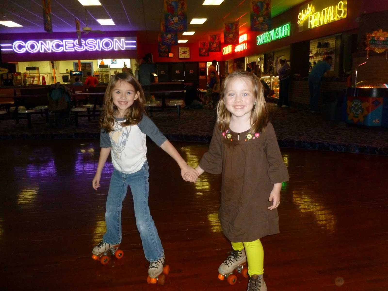Impending Distractions Roller skating party