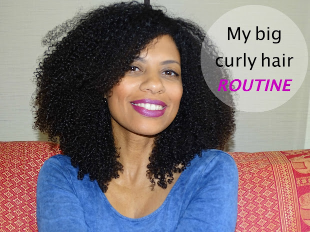 big curly hair routine- wash