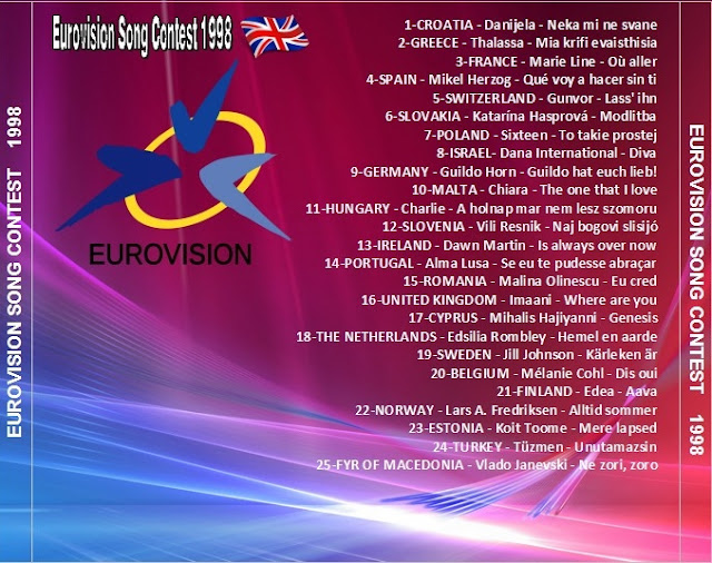 Eurovision Song Contest Music EUROVISION SONG CONTEST 1998