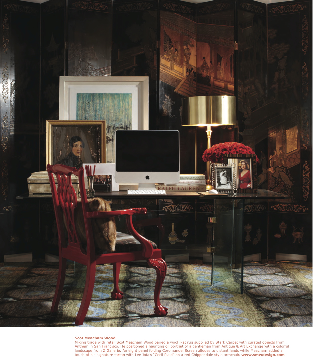 "Antiques in a Modern Home