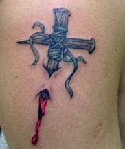 3D Cross Design Tattoo 3D Cross Design Tattoo