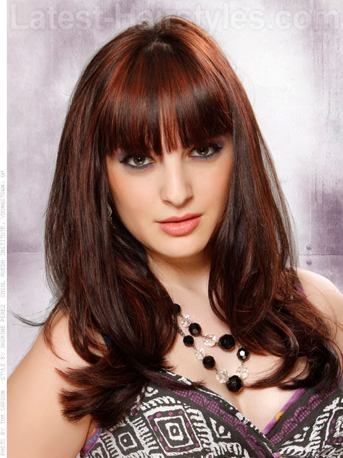 Young Fashions 12 Long Haircuts Style With Longer Bangs For