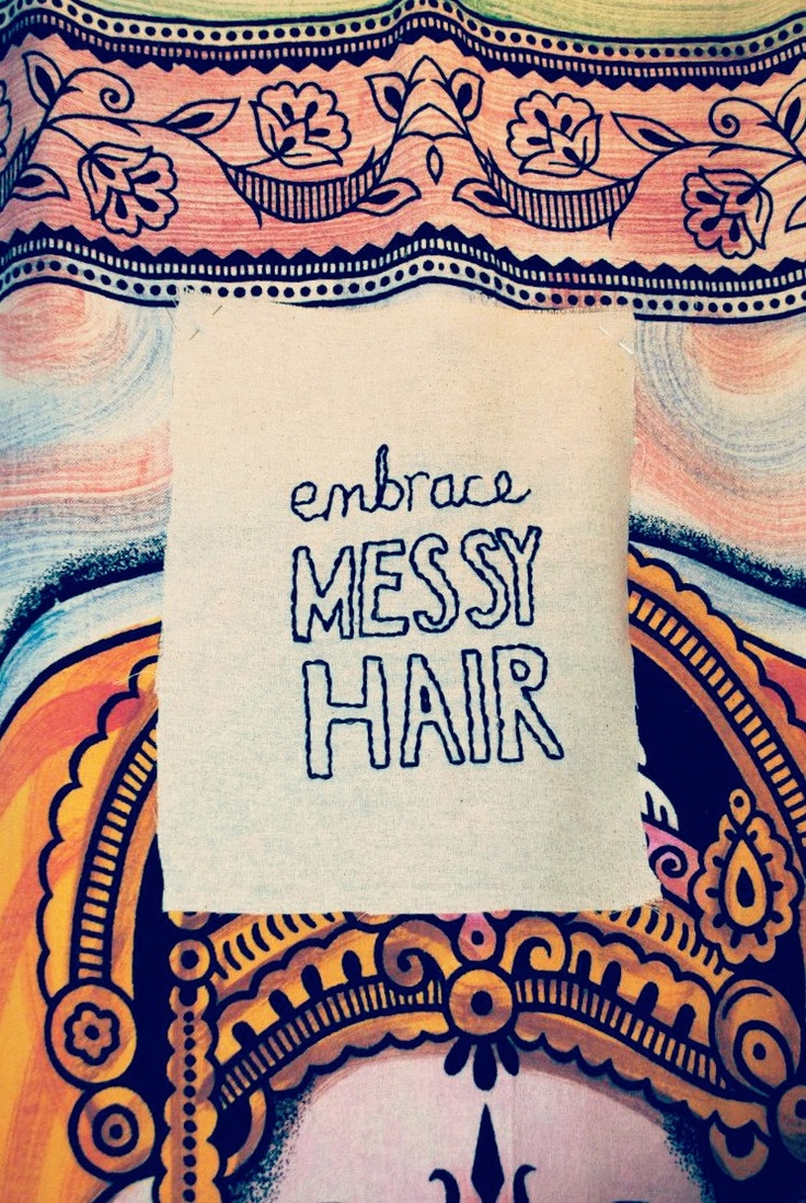 Top knot mullet// Sloppy Elegance