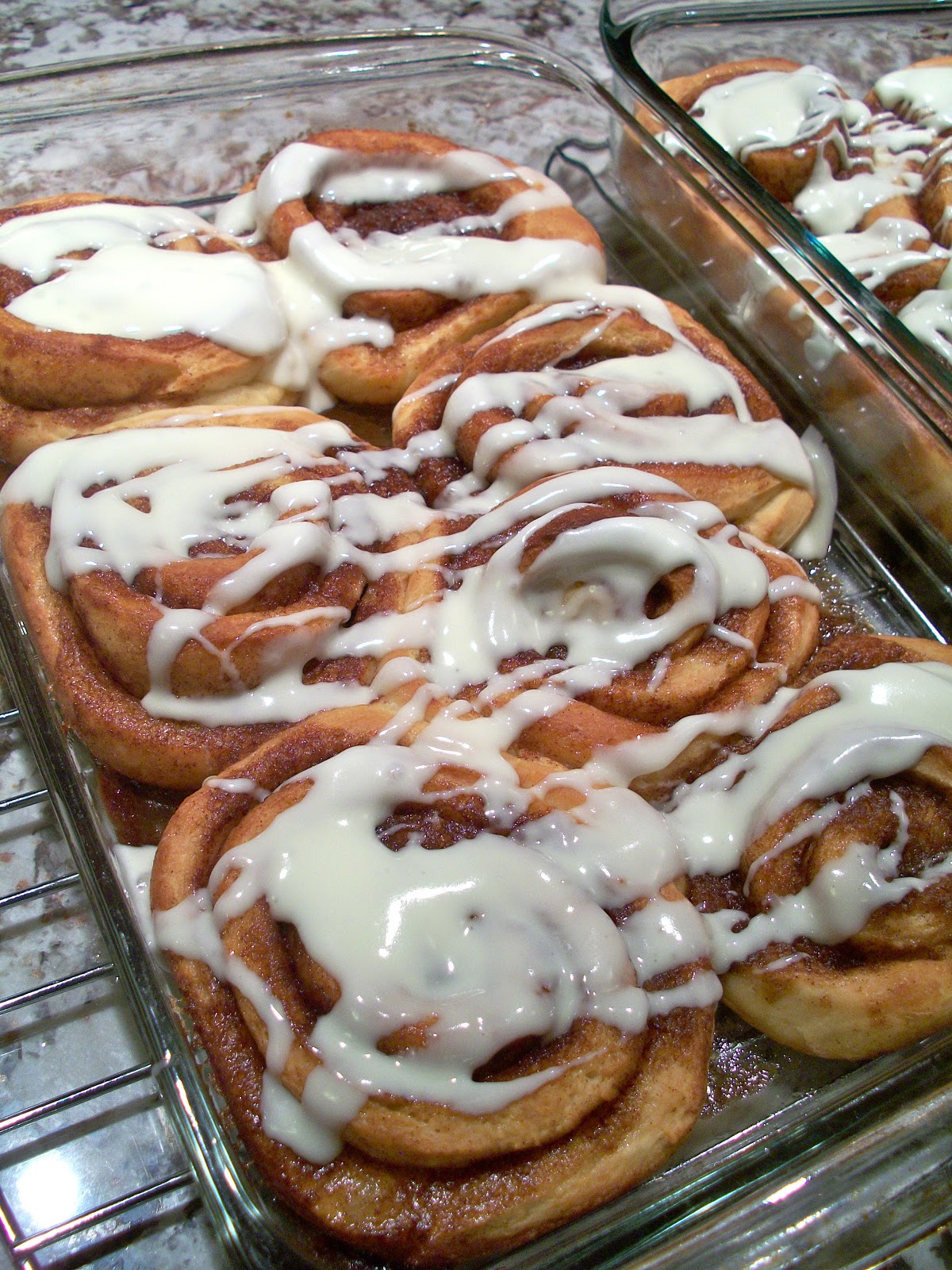 Brooke Bakes : Cinnamon Buns with Cream Cheese Icing