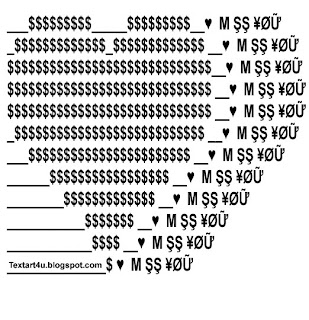 cool ascii text art 4 u september 2013 funny texts to copy and paste