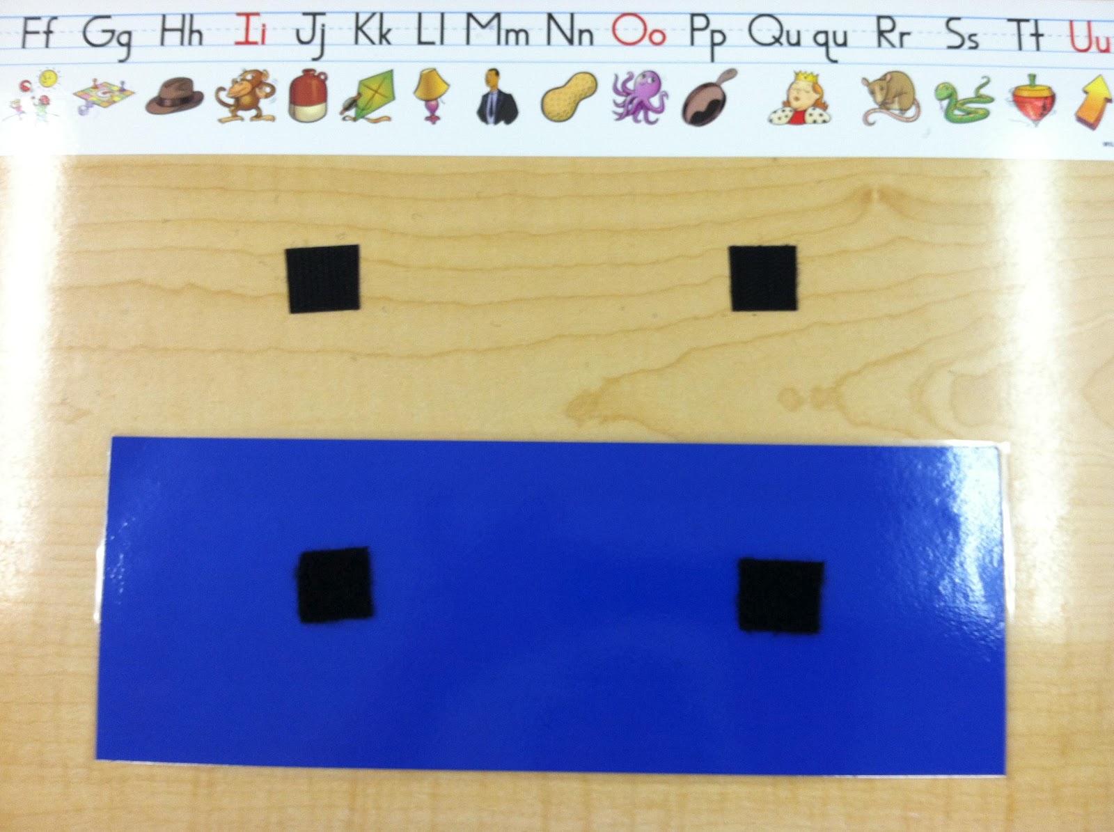 A B Seymour Name Tags By Velcro The Back Of Velcro Is Sticky So Once I Have Both Pieces On Name Tag Attach It To Desk Where Want Here A Picture