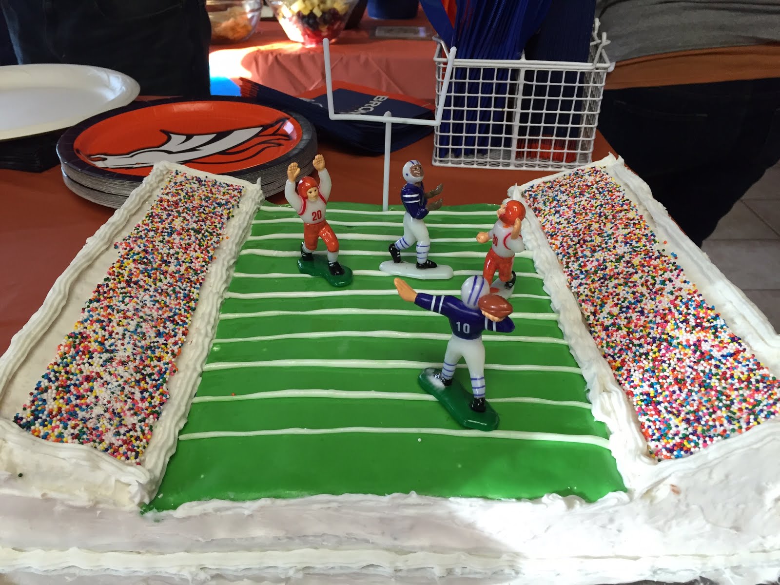 Aprons and Tiaras Super Bowl Stadium Cake