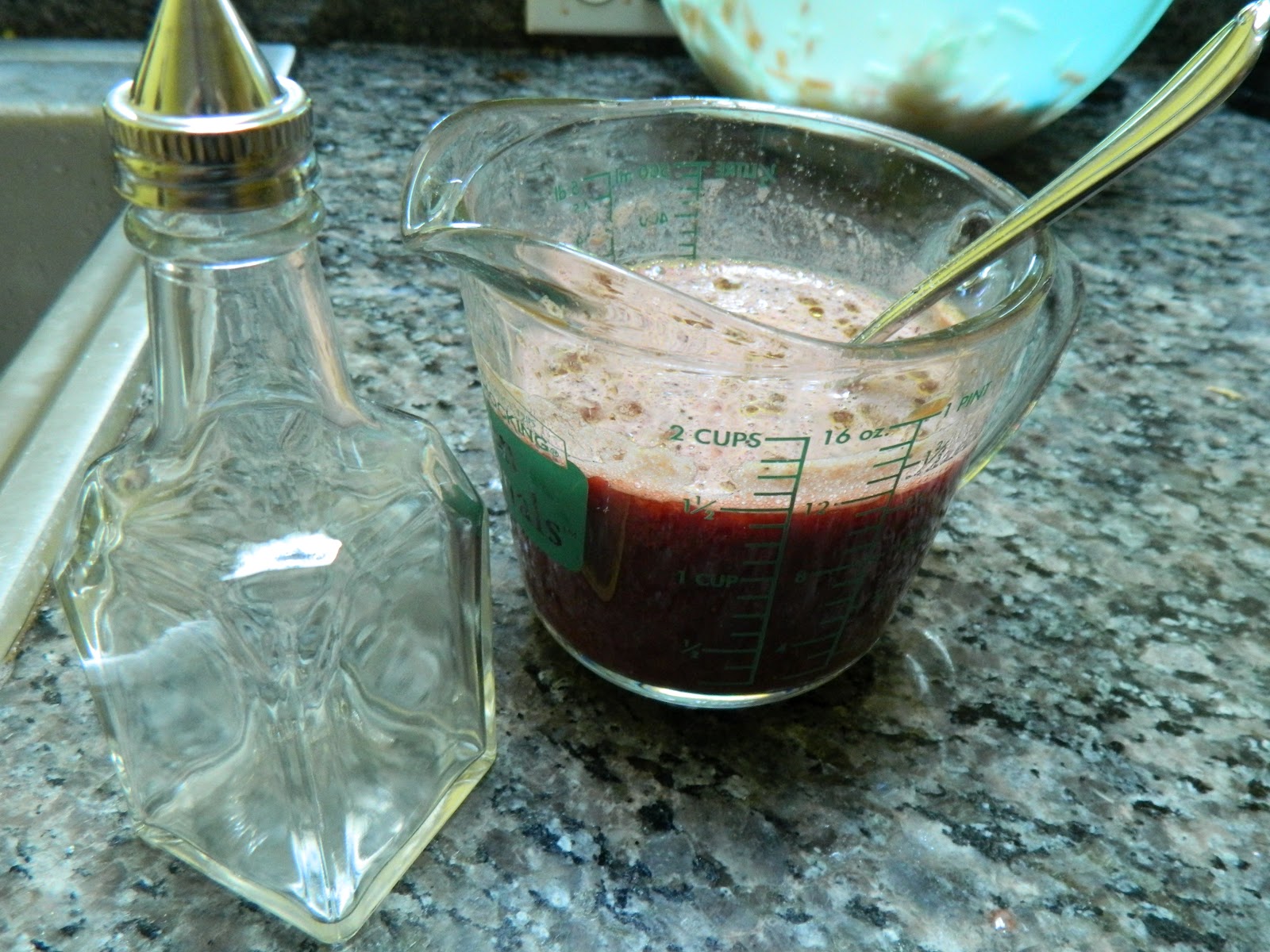 Recipe, Travel and Family Blog Purple Oven Mitt Cherry Vinaigrette