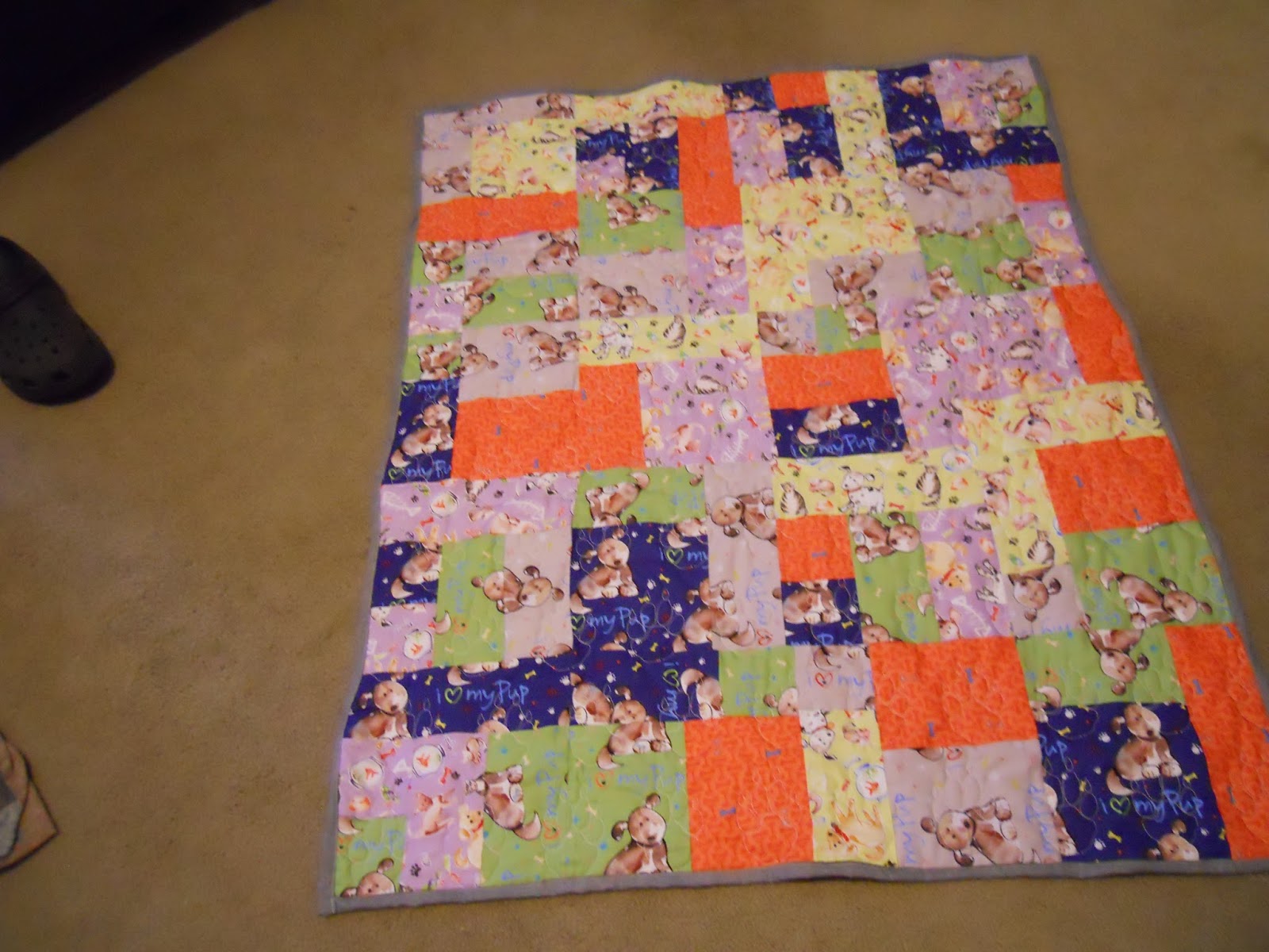 Quilter Jan Project Linus Quilts