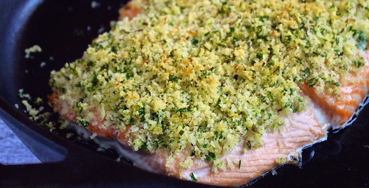 The Foodie Physician Dining with Doc Salmon Oreganata