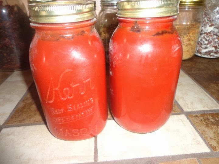 Frugal Living on the Watkins Ranch Recanning Store bought Tomato Sauce