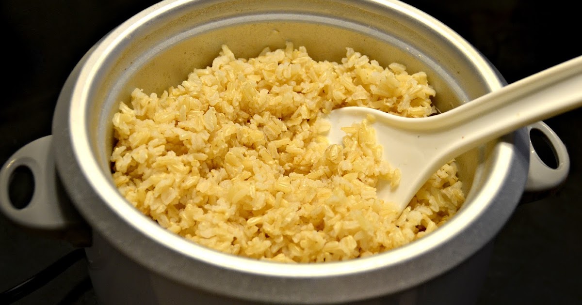 Processed Free and Me Cooking Brown Rice in the Rice Cooker
