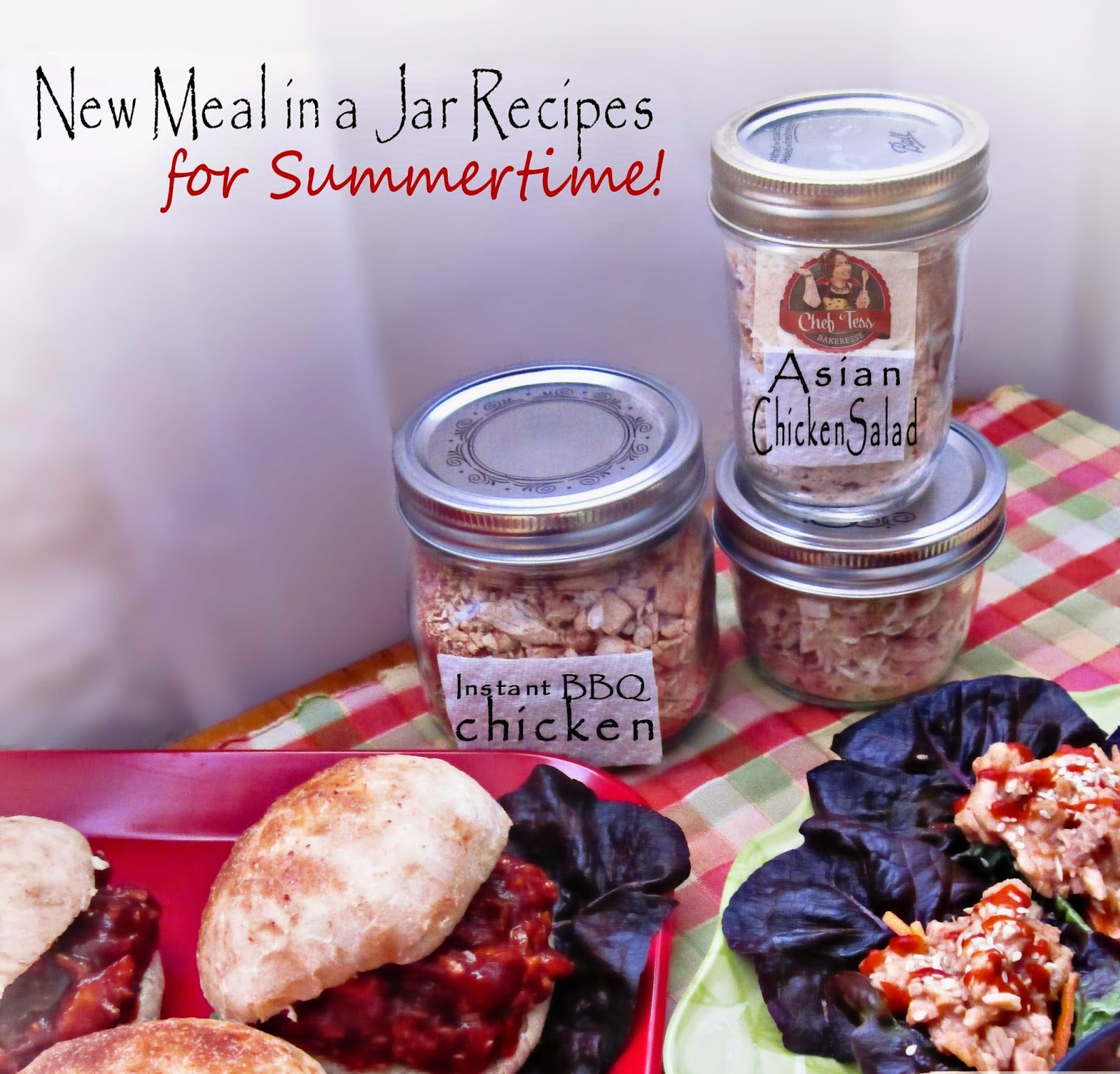 Meals in a Jar Summertime Recipes with Chef Tess In The Kitchen With
