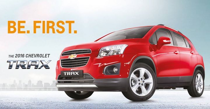 BE FIRST to drive the city-smart urban SUV Chevrolet TRAX, powered by a first-in-its-class 1.4L turbocharged gasoline. Power. Efficiency. Style. Have it all when you drive the Chevrolet TRAX. 2016 Chevrolet Trax