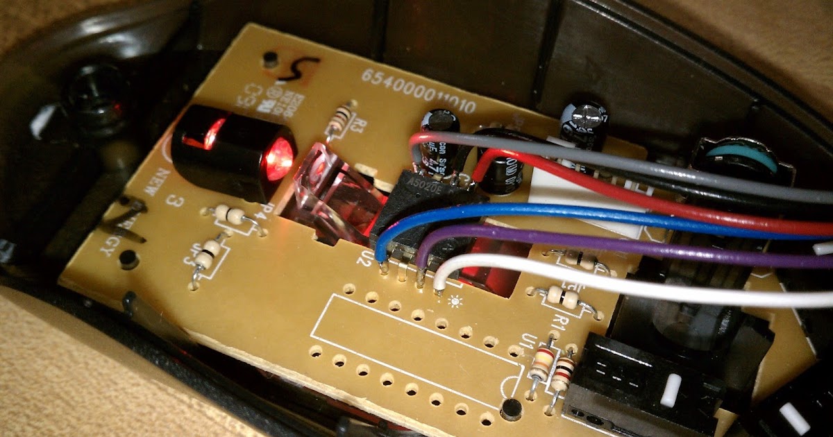 WildCircuits Optical Mouse Hacking