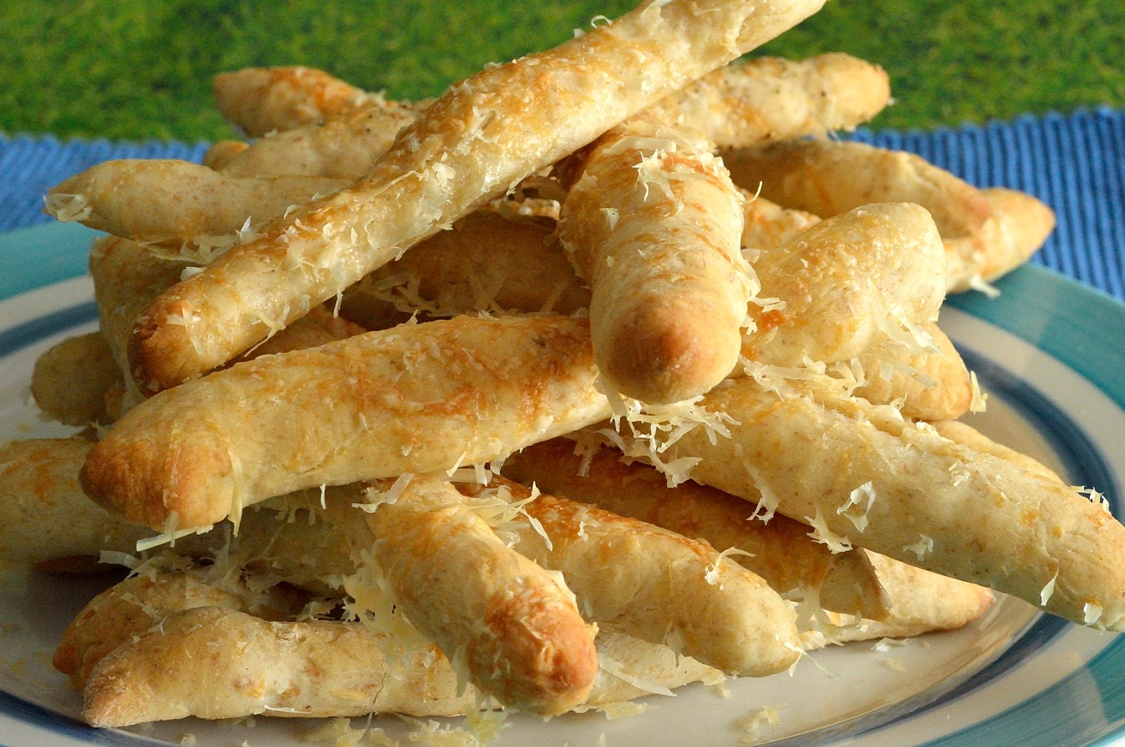 Breadsticks and the Bready Steady Go! July Linky Utterly Scrummy Food