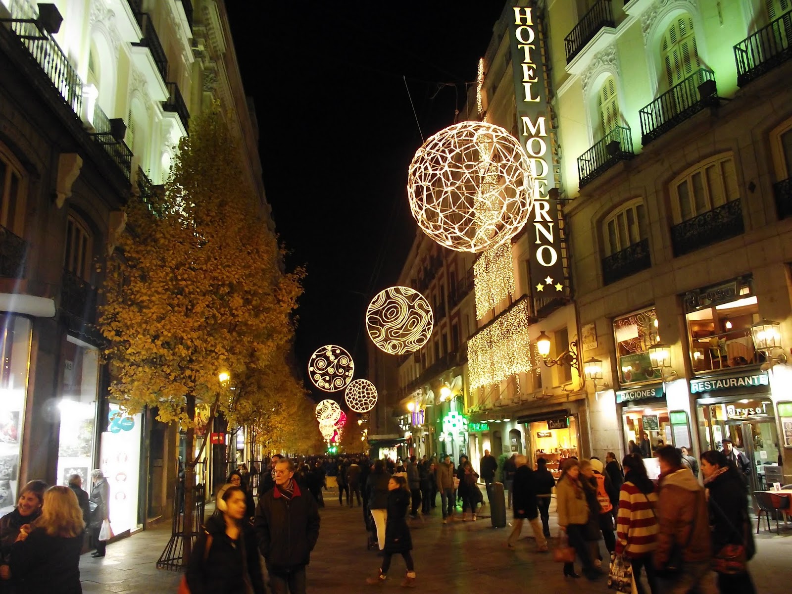 Navidad en las calles de Madrid
