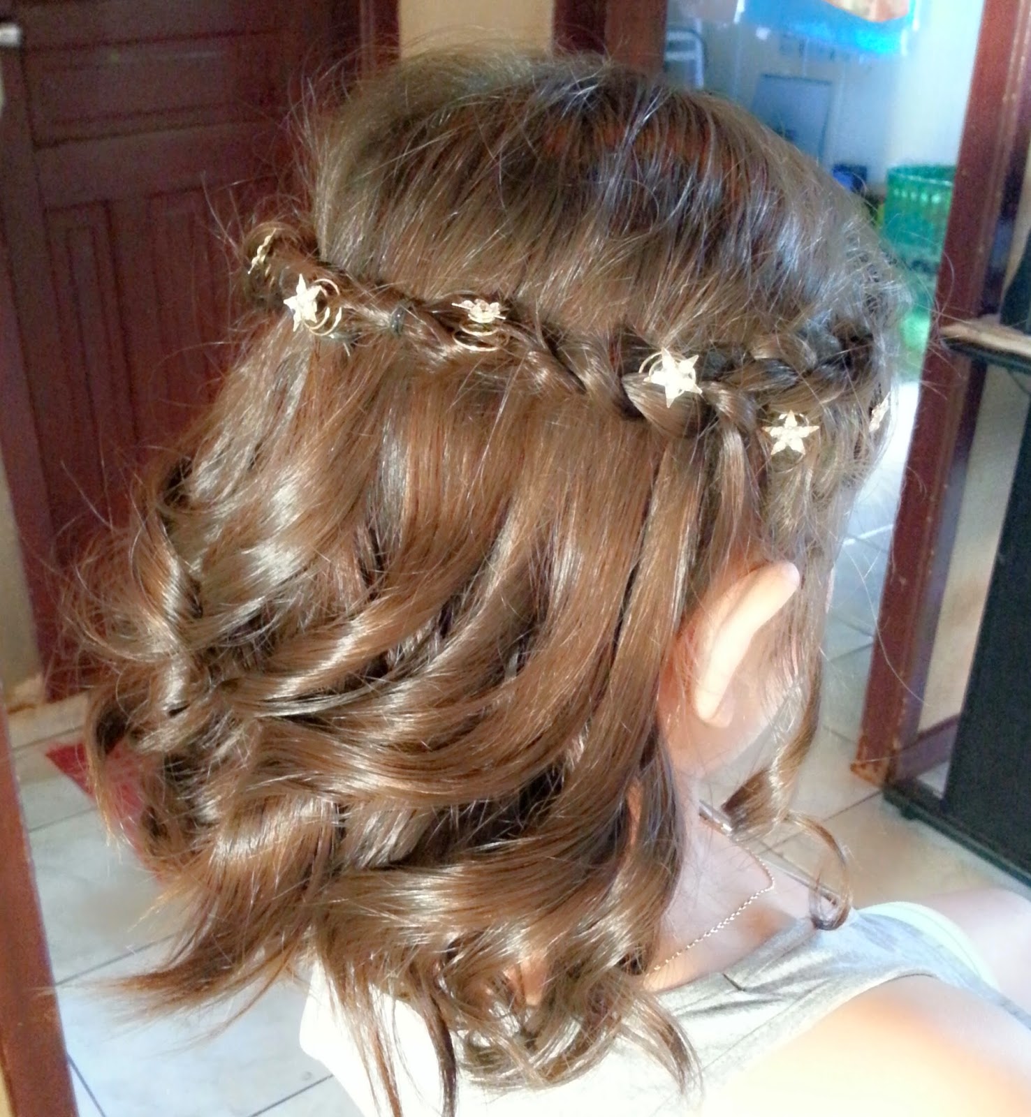 penteado simples pra formatura infantil