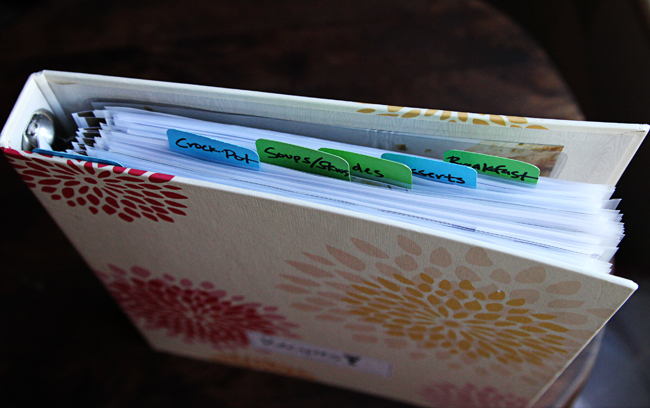Awesome recipe binder how-to