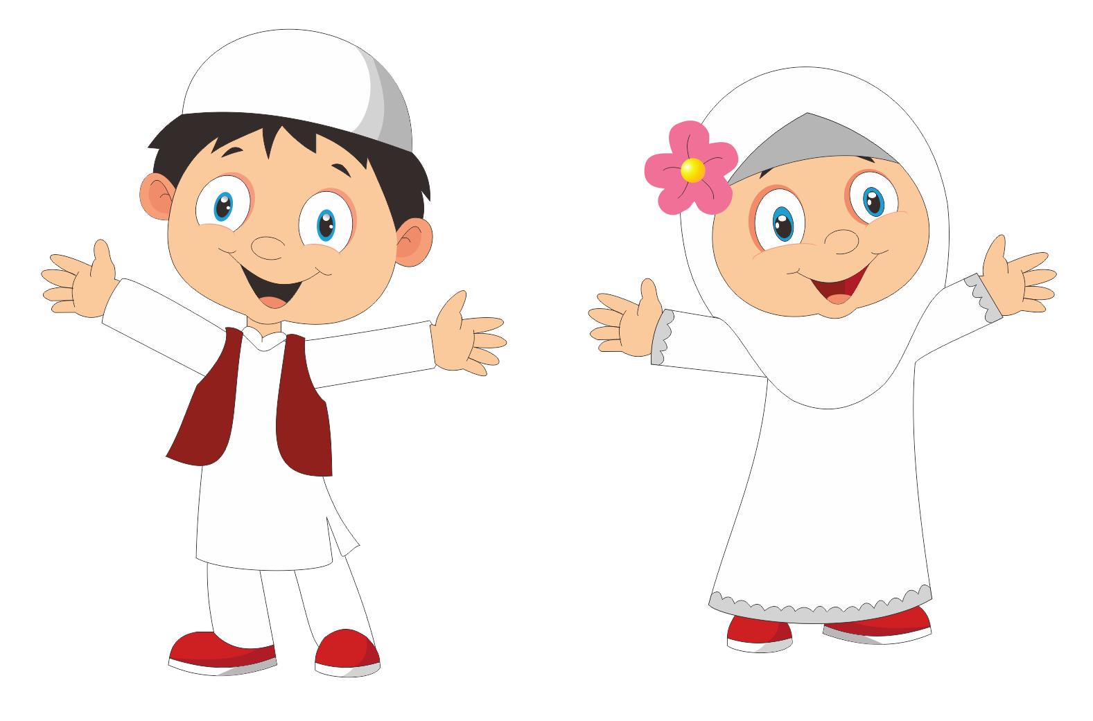 Berbagi Informasi Kumpulan Cartoon Anak Muslim Cdr