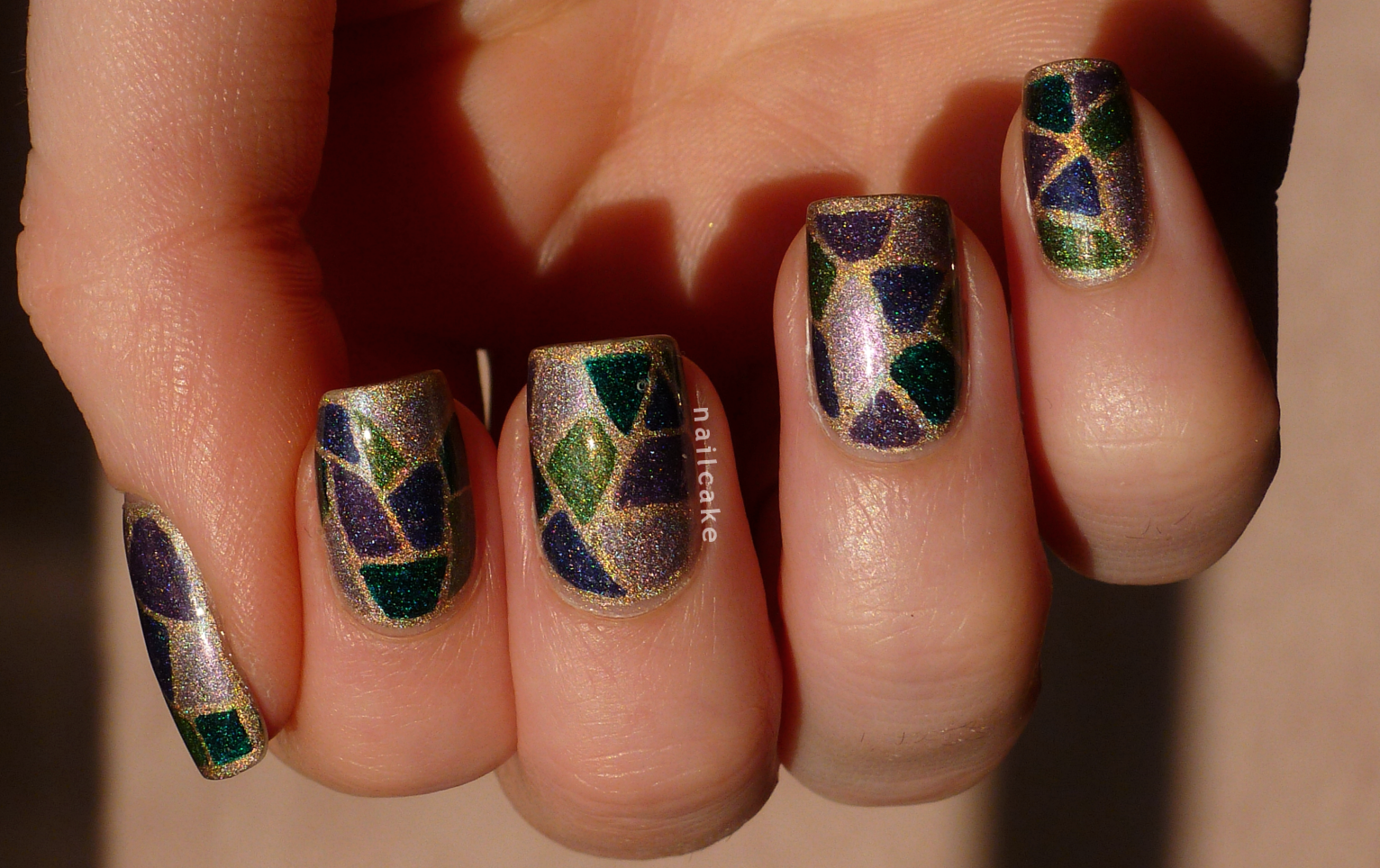 Stained Glass Nail Art - wide 2
