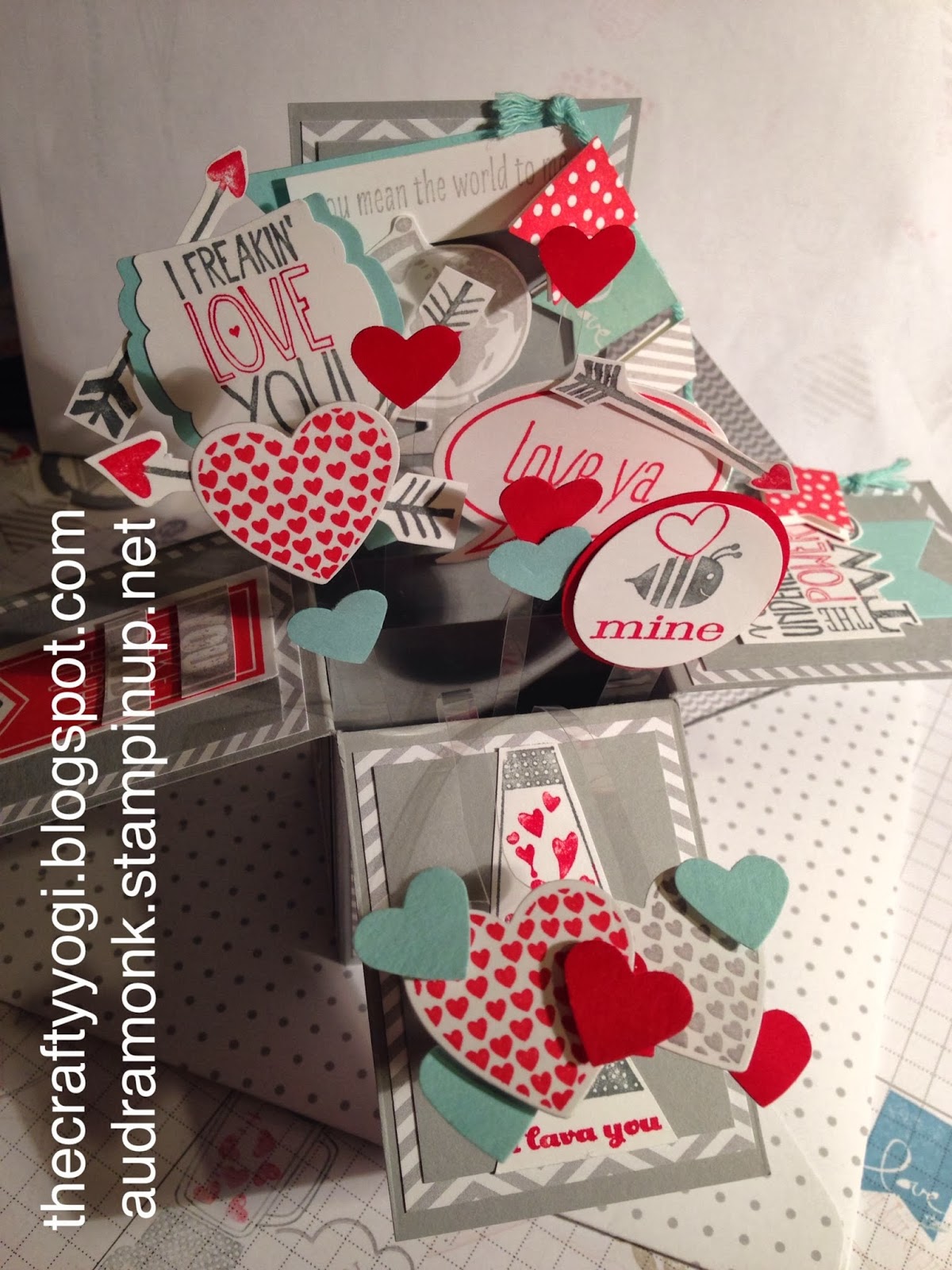 Spring blossom musings: valentine the crafty yogi: Cards in a Box