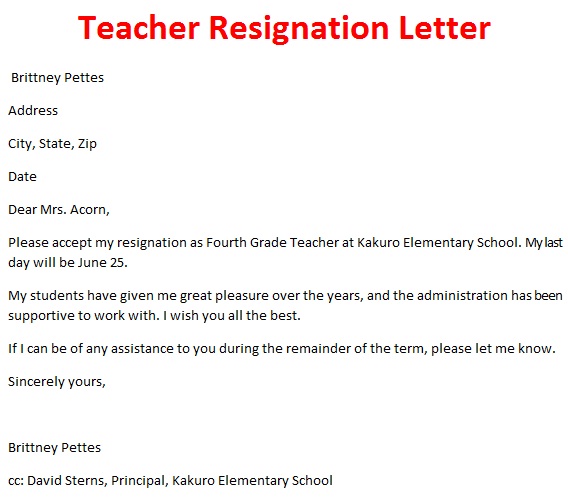 Sample Teacher Resignation Letter To Principal from 2.bp.blogspot.com