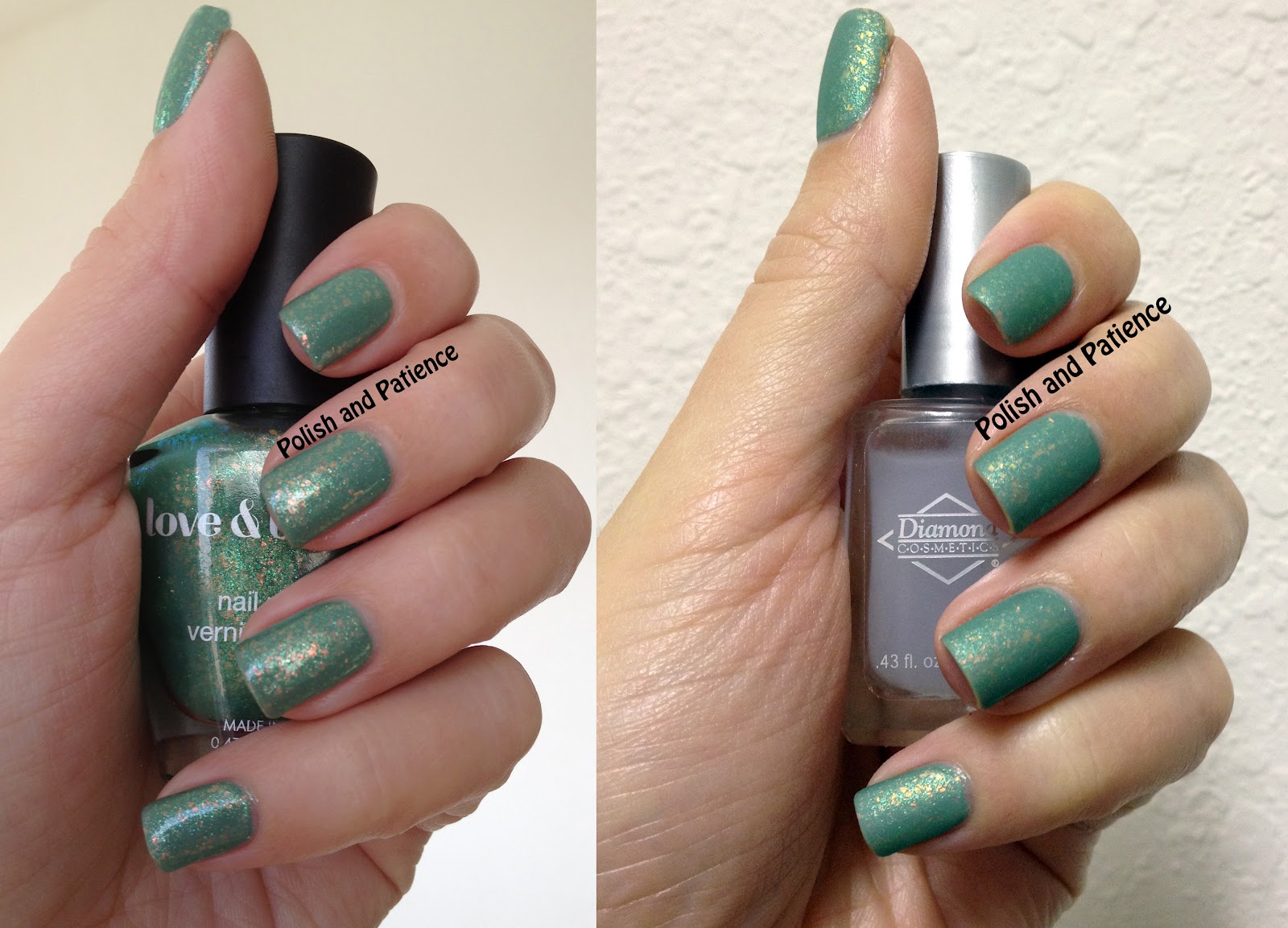 Polish and Patience Diamond Cosmetics Clear Matte Topcoat