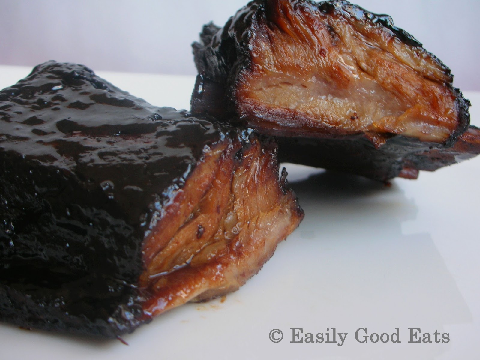 Easily Good Eats Orange and Soy Glazed Baby Back Pork Ribs Recipe