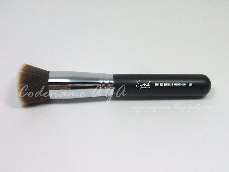 Review Sigma Flat Top Synthetic Kabuki Brush (F80) Codename AYA