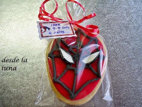 Galletas Spiderman
